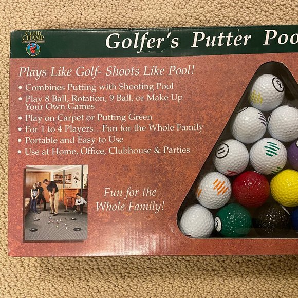 Golfer's Putters Pool Game - Picture 2 of 4